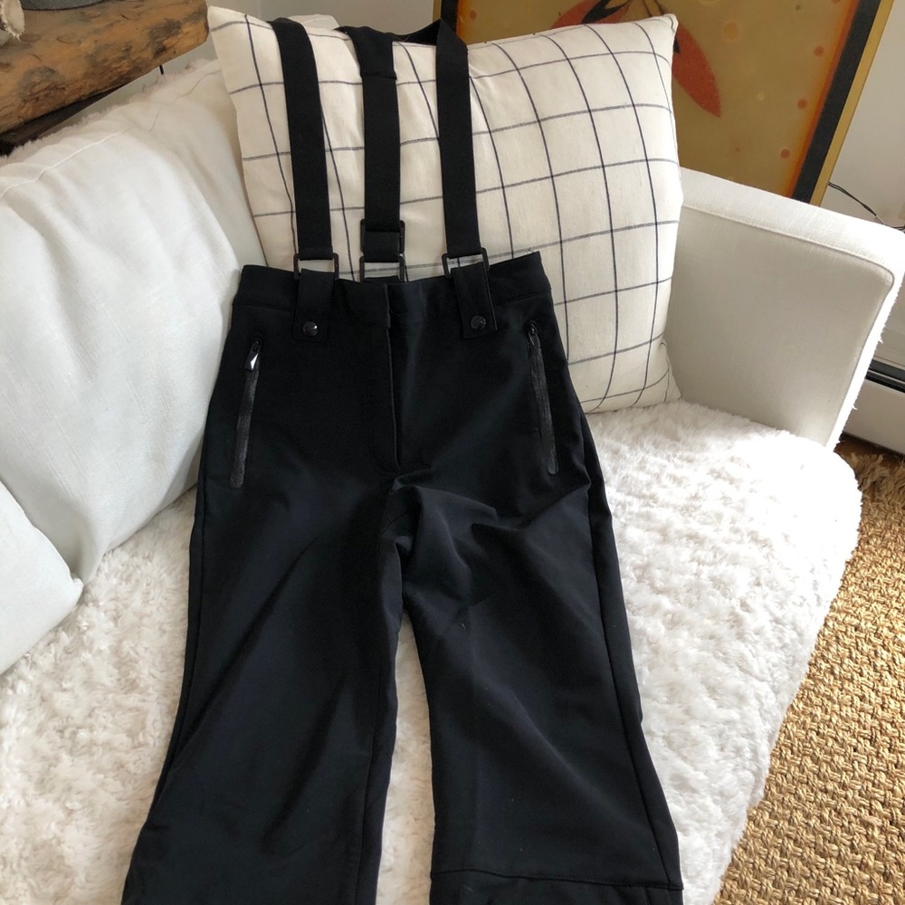 TopShop Black Suspender Ski Pant